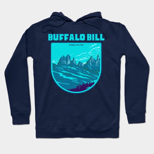 Buffalo Bill Wyoming State Park Hoodie by Souls.Print